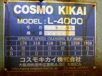 Máy tiện đa năng【2011113】COSMO KIKAI L-4000
