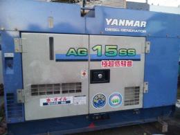 建設機械【2012010】ヤンマー製中古建設機械発電機AG15SS型買取